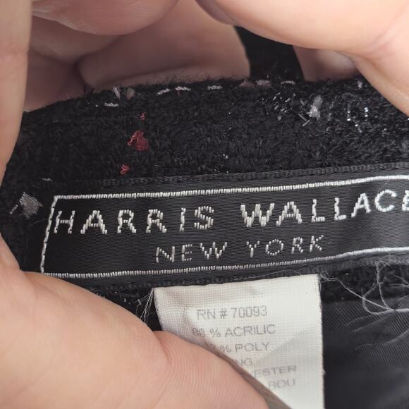 NEW Harris Wallace Skirt Clueless Preppy Plaid Tweed Mini Metallic A-Line Sz 12 - Picture 8 of 10